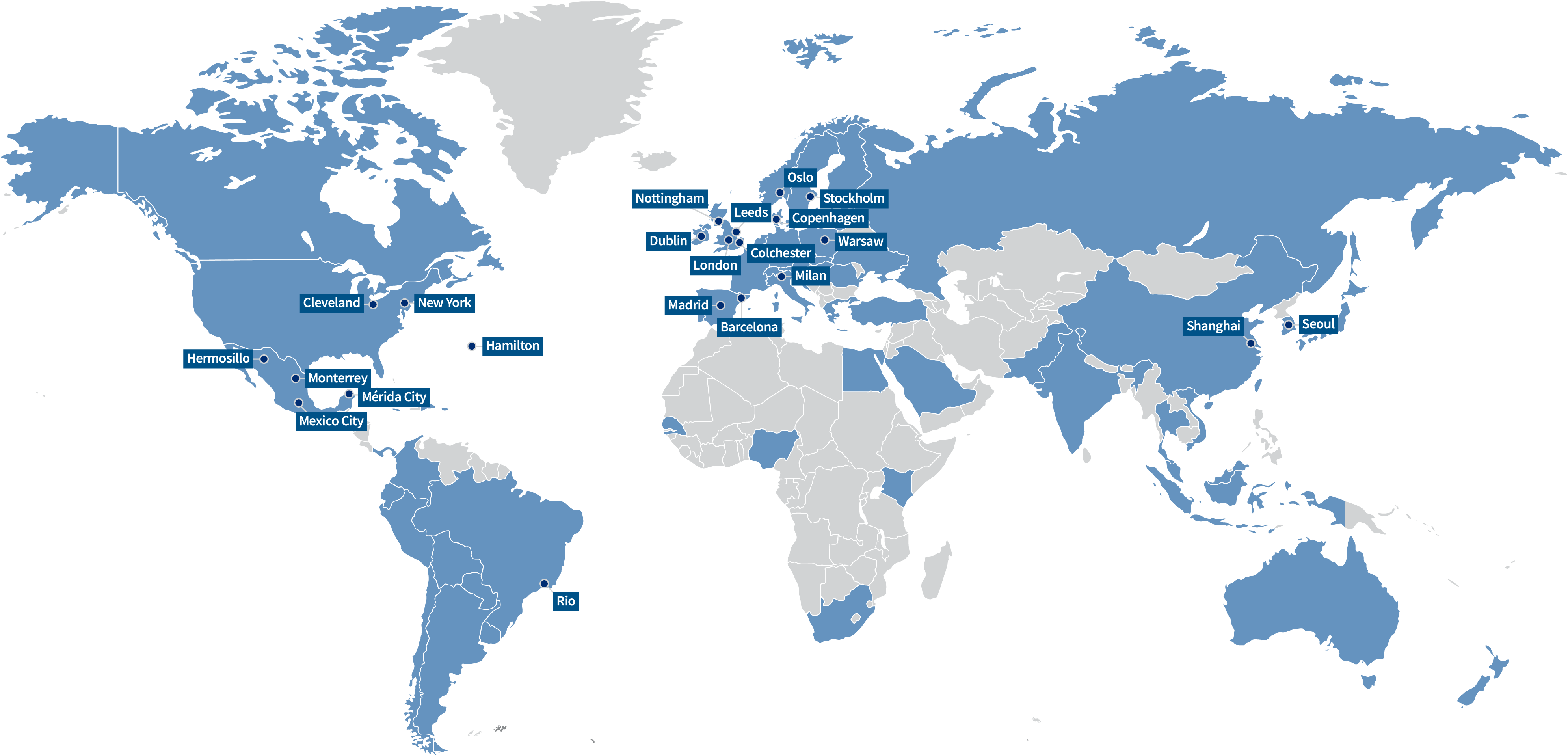Locations Map